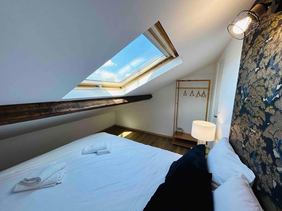 Apartamento Les Toits De Thillois Hypercentre Reims Exterior foto